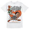 Jordan 3 Georgia Peach DopeSkill T-Shirt No Fake Love Graphic Streetwear - White