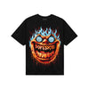 Red Sneakers DopeSkill T-Shirt Hellfire Graphic Streetwear - black
