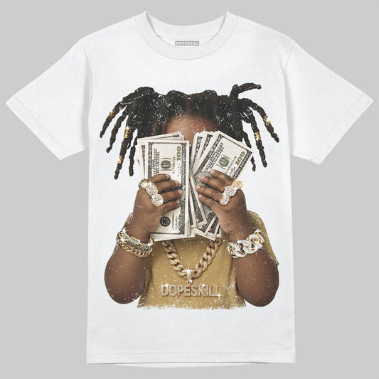 Jordan 4 Retro “Pizza” DopeSkill T-Shirt Rich Youth Graphic Streetwear - White