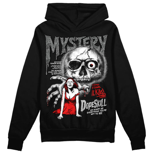 Jordan Spizike Low Bred DopeSkill Hoodie Sweatshirt Mystery Ghostly Grasp Graphic Streetwear - Black 