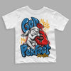 Jordan 4 Retro GS 'Messy Room' DopeSkill Toddler Kids T-shirt God Made Me Perfect Graphic Streetwear - White 