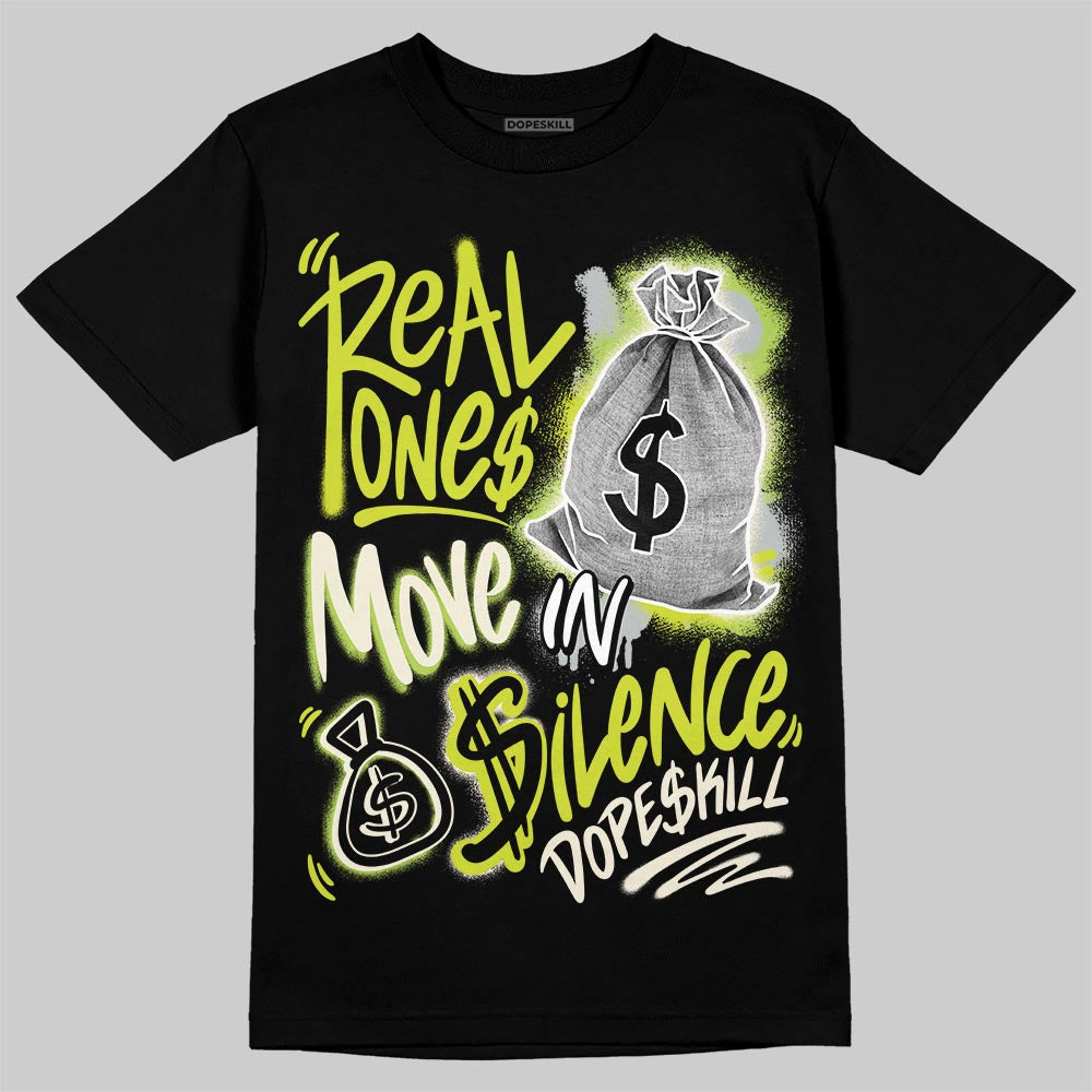 Air Max 90 x Patta Cyber and Particle Grey DopeSkill T-Shirt Real Ones Move In Silence Graphic Streetwear - black