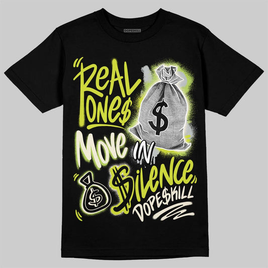 Air Max 90 x Patta Cyber and Particle Grey DopeSkill T-Shirt Real Ones Move In Silence Graphic Streetwear - black