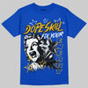 Royal Blue Sneakers DopeSkill T-Shirt Fix Your Energy Graphic Streetwear - Royal