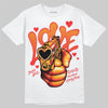 Red Sneakers DopeSkill T-Shirt Love Shot Graphic Streetwear - White