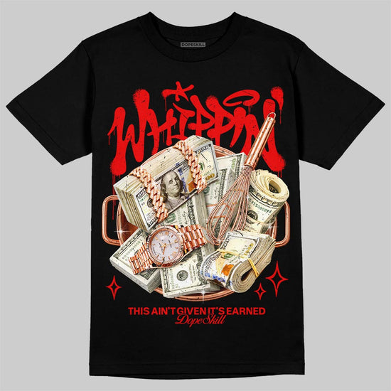 Jordan 11 Retro Cherry DopeSkill T-Shirt Whippin Graphic Streetwear - Black