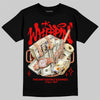 Jordan 11 Retro Cherry DopeSkill T-Shirt Whippin Graphic Streetwear - Black
