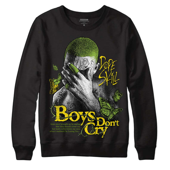 Dunk Low 'Chlorophyll' DopeSkill Sweatshirt Boys Don't Cry Graphic Streetwear - Black