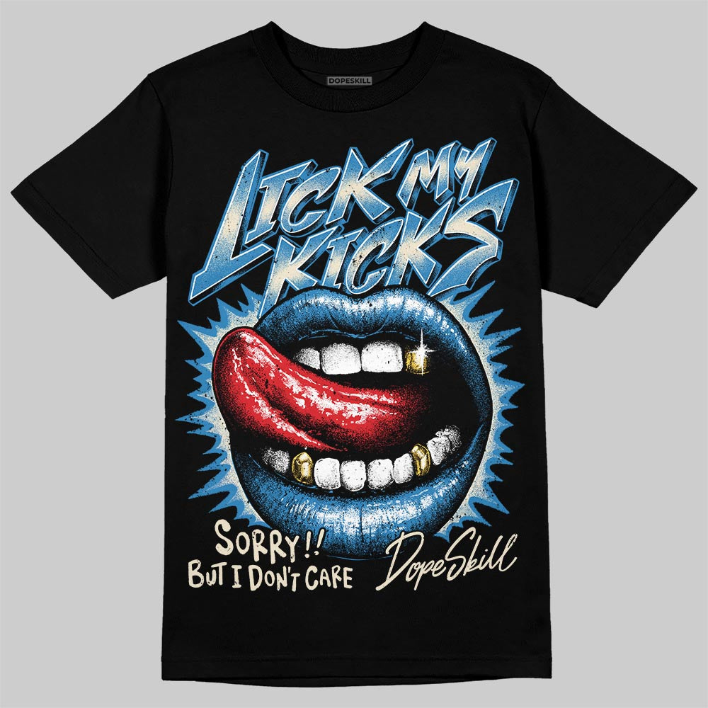 Jordan 3 Retro OG Rare Air DopeSkill T-Shirt Lick My Kicks Graphic Streetwear - black
