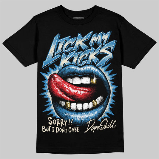 Jordan 3 Retro OG Rare Air DopeSkill T-Shirt Lick My Kicks Graphic Streetwear - black