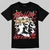 Red Sneakers DopeSkill T-Shirt Got It Out The Mud Graphic Streetwear - Black