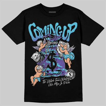 Jordan 8 Retro 'Aqua' 2025 DopeSkill T-Shirt Money Bag Coming Up Graphic Streetwear - Black