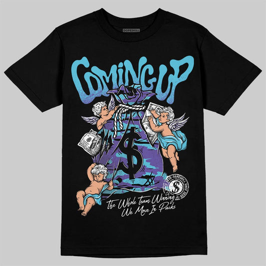 Jordan 8 Retro 'Aqua' 2025 DopeSkill T-Shirt Money Bag Coming Up Graphic Streetwear - Black