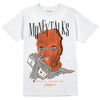 Jordan 3 Georgia Peach DopeSkill T-Shirt Money Talks Graphic Streetwear - White