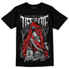 Jordan 2 Retro "Black Cement" DopeSkill T-Shirt Life or Die Graphic Streetwear - Black