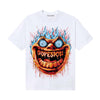 Red Sneakers DopeSkill T-Shirt Hellfire Graphic Streetwear - White