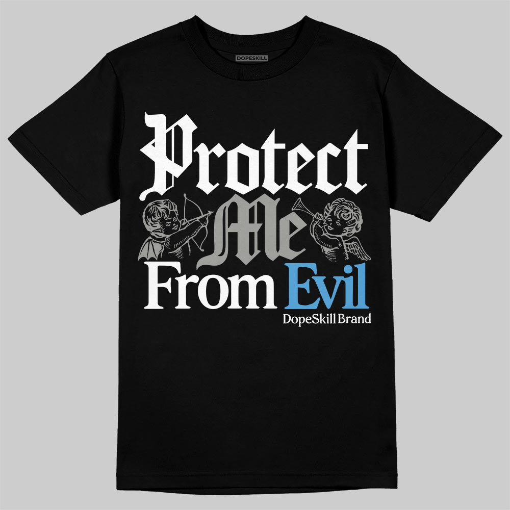 Air Max 95 OG Blue Spark DopeSkill T-Shirt Protect Me From Evil Graphic Streetwear - Black