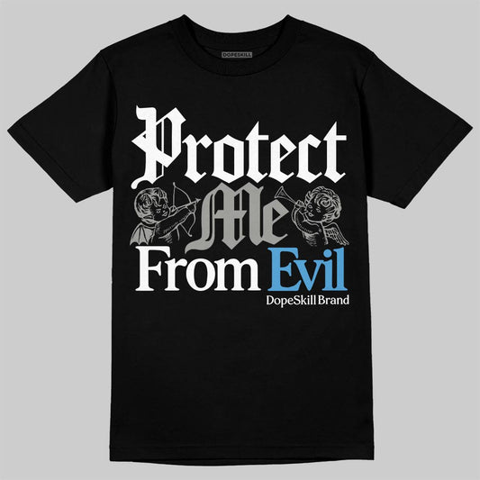 Air Max 95 OG Blue Spark DopeSkill T-Shirt Protect Me From Evil Graphic Streetwear - Black