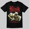 Red Sneakers DopeSkill T-Shirt Risk Is Better Than Regret Graphic Streetwear - black