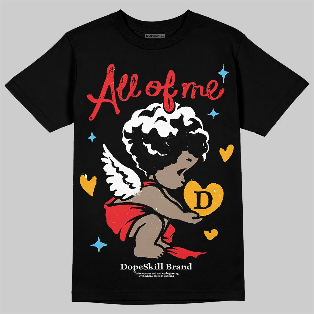Red Sneakers DopeSkill T-Shirt All Of Me Graphic Streetwear - Black