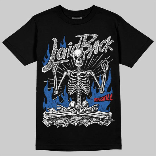 Jordan 3 "True Blue" DopeSkill T-Shirt Laid Back Graphic Streetwear - Black