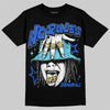 Royal Blue Sneakers DopeSkill T-Shirt No Rules Graphic Streetwear - black