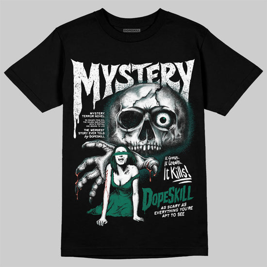 Jordan 4 Retro Oxidized Green DopeSkill T-Shirt Mystery Ghostly Grasp Graphic Streetwear - Black