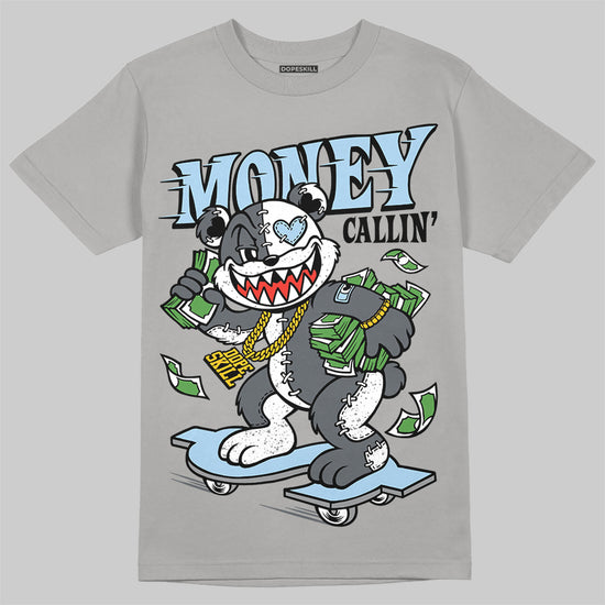 Jordan 5 Retro Wolf Grey (2026) DopeSkill T-Shirt Money Callin' Graphic Streetwear - Gravel