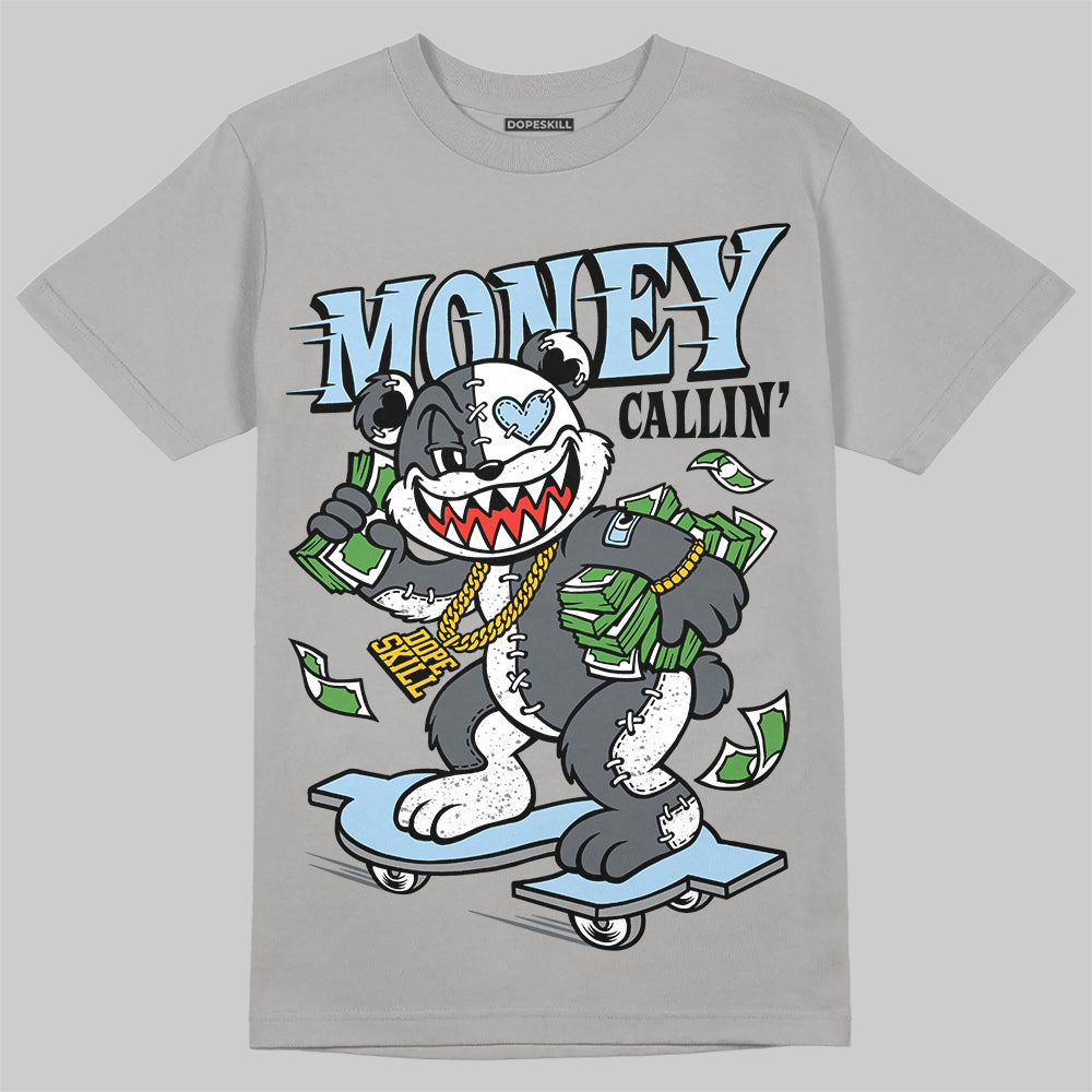 Jordan 5 Retro Wolf Grey (2026) DopeSkill T-Shirt Money Callin' Graphic Streetwear - Gravel