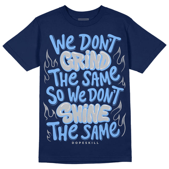 Jordan 5 Midnight Navy DopeSkill Navy T-Shirt Grind Shine Graphic Streetwear