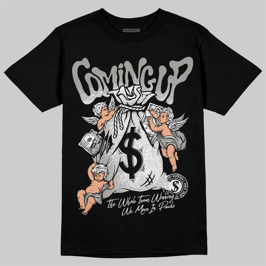 Jordan 3 Retro Pure Money DopeSkill T-Shirt Money Bag Coming Up Graphic Streetwear - Black