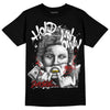 Jordan 14 "Black/White" DopeSkill T-Shirt Hold My Own Graphic Streetwear - Black