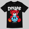 Red Sneakers DopeSkill T-Shirt Endeavor Graphic Streetwear - Black