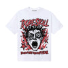 Red Sneakers DopeSkill T-Shirt Root of Evil Graphic Streetwear - White
