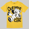 Jordan 4 Thunder DopeSkill T-Shirt Out Here Being Cute Graphic Streetwear - Daisy 