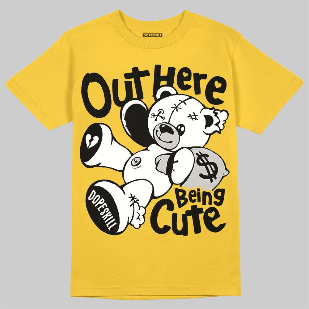 Jordan 4 Thunder DopeSkill T-Shirt Out Here Being Cute Graphic Streetwear - Daisy 