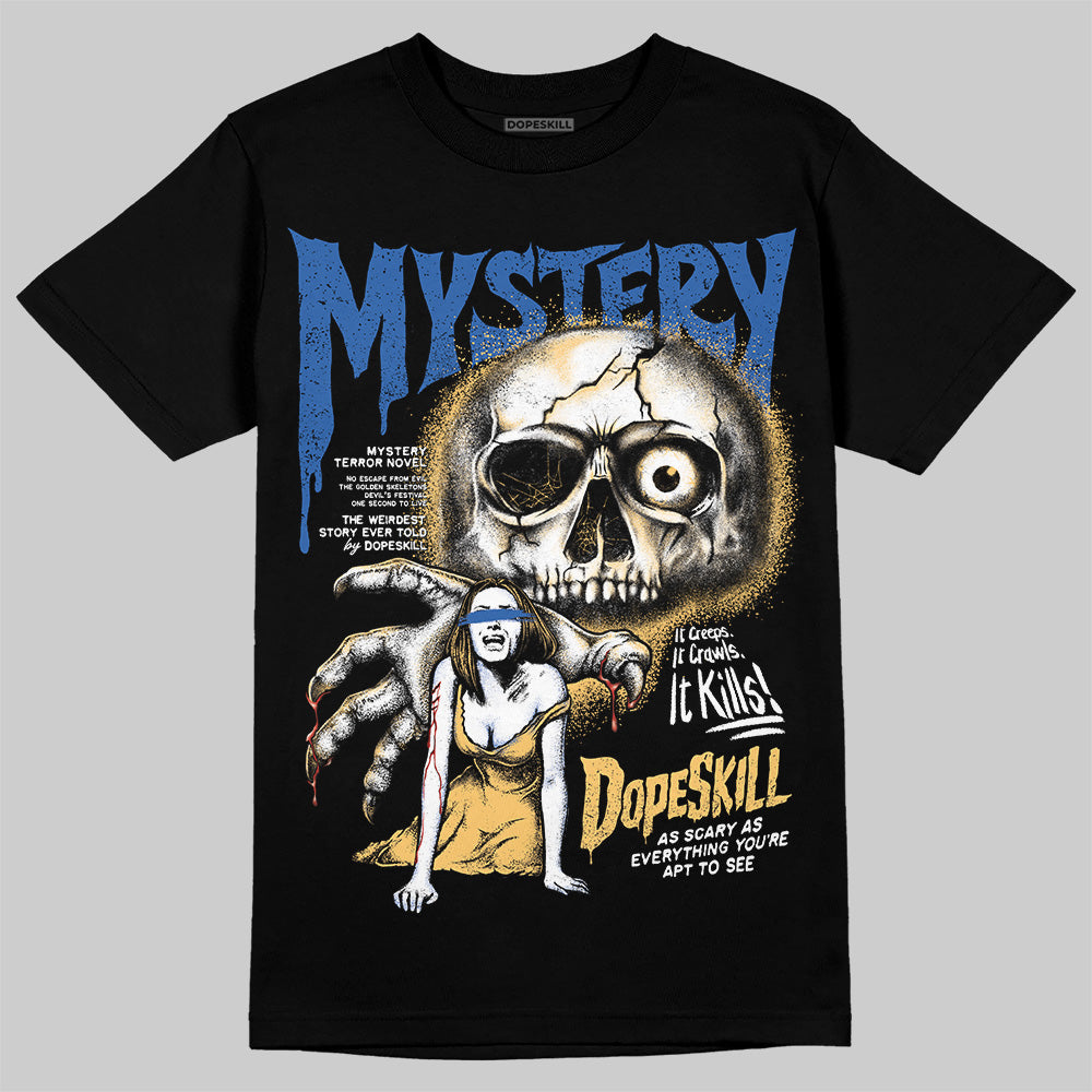 Travis Scott x Air Jordan 1 Low OG “Canary” DopeSkill T-Shirt Mystery Ghostly Grasp Graphic Streetwear - Black