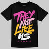 Jordan 4 “Comic” DopeSkill T-Shirt They Not Like Us Graphic Streetwear - Black