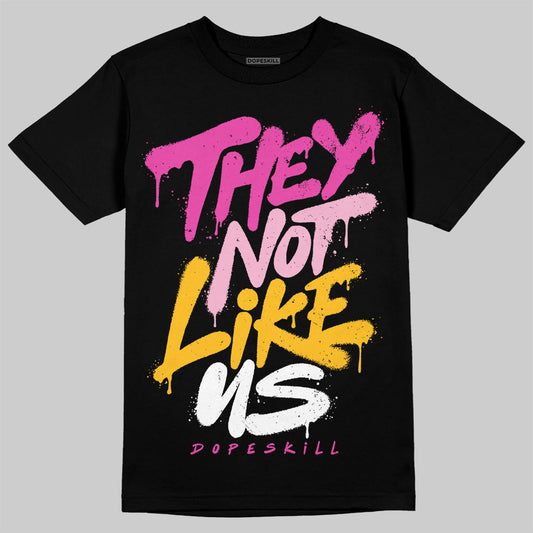 Jordan 4 “Comic” DopeSkill T-Shirt They Not Like Us Graphic Streetwear - Black