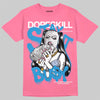 Jordan 3 GS “Cobalt Bliss” DopeSkill T-Shirt Stay It Busy Graphic Streetwear - Safety Pink