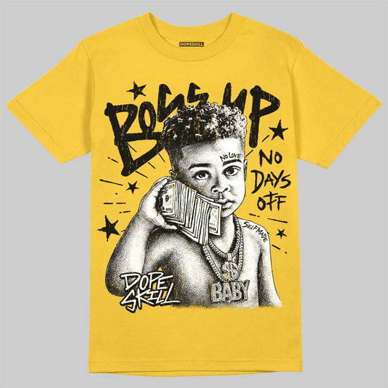 Jordan 4 Thunder DopeSkill T-Shirt Boss Up Graphic Streetwear - Daisy 