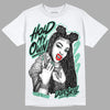 Jordan 3 "Green Glow" DopeSkill T-Shirt New H.M.O Graphic Streetwear - White