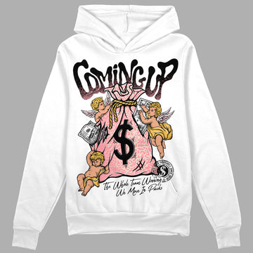 Jordan 3 GS “Red Stardust” DopeSkill Hoodie Sweatshirt Money Bag Coming Up Graphic Streetwear - White 