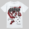 Jordan 1 Low OG "Chicago" DopeSkill T-Shirt Nevermind Graphic Streetwear - White