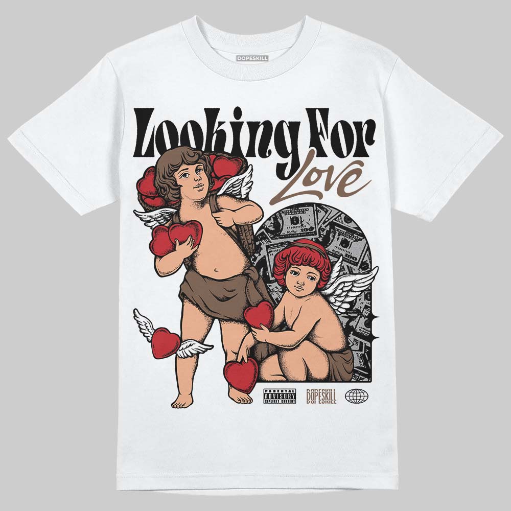 Jordan 9 'Olive' DopeSkill T-Shirt Looking For Love Graphic Streetwear - WHite