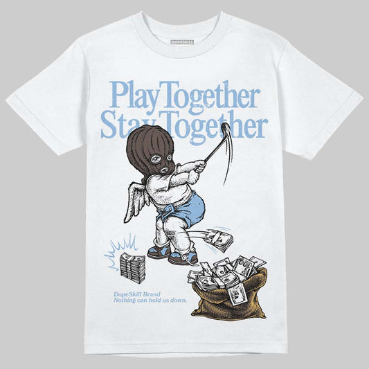 Adidas Handball Spezial ‘Light Blue’ DopeSkill T-Shirt Play together, Stay together Graphic Streetwear - White