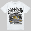 Jordan 4 “Fear” DopeSkill T-Shirt Hot Mouth Graphic Streetwear - White