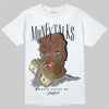 Jordan 1 High OG Black Metallic Gold DopeSkill T-Shirt Money Talks Graphic Streetwear - White