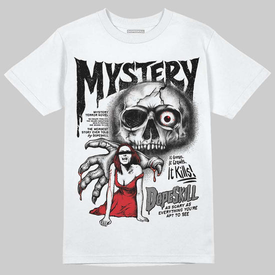 Jordan 10 Retro Shadow (2025) DopeSkill T-Shirt Mystery Ghostly Grasp Graphic Streetwear - White