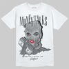 Jordan 12 Black Wolf Grey DopeSkill T-Shirt Money Talks Graphic Streetwear - White